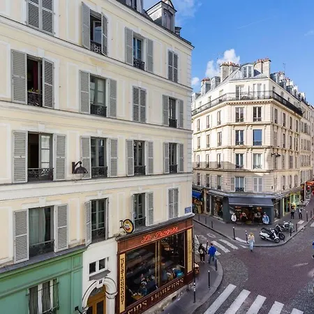 Calme Au Coeur De Montmartre ! Апартаменты Париж